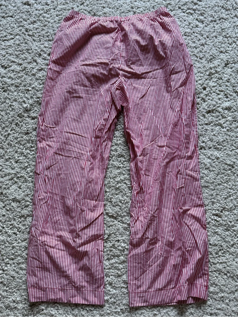 J.Crew Cotton Poplin Pajama Pants in Stripe